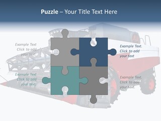 Farming Modern Thresher PowerPoint Template