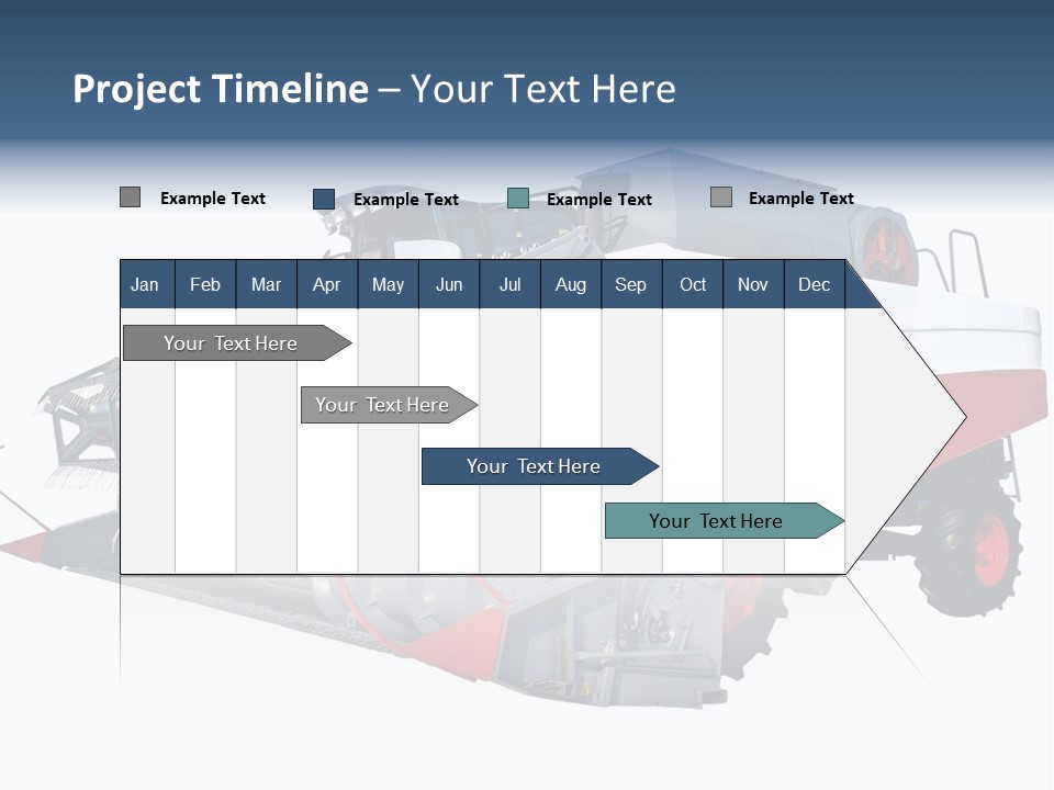 Farming Modern Thresher PowerPoint Template