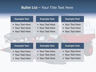 Farming Modern Thresher PowerPoint Template