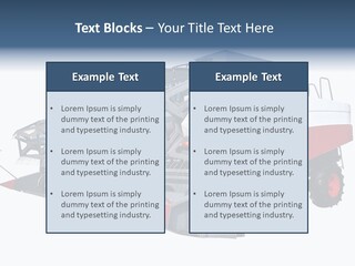 Farming Modern Thresher PowerPoint Template