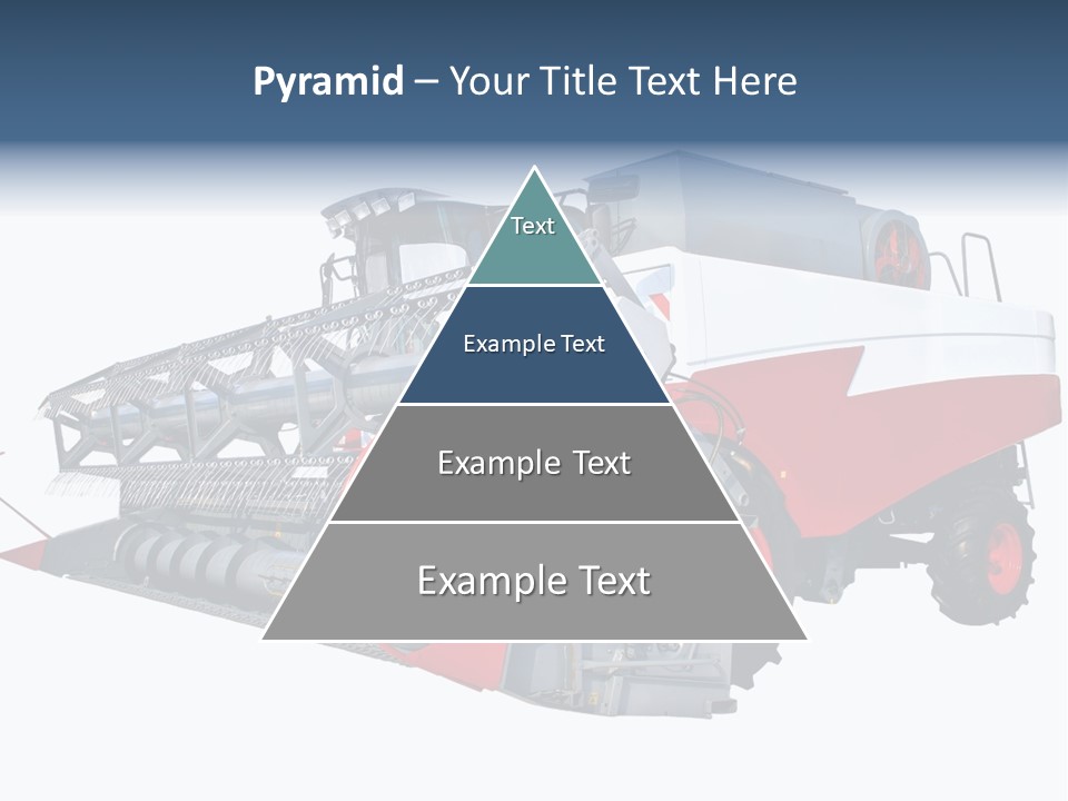 Farming Modern Thresher PowerPoint Template