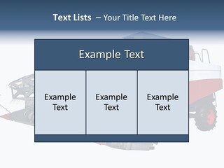 Farming Modern Thresher PowerPoint Template