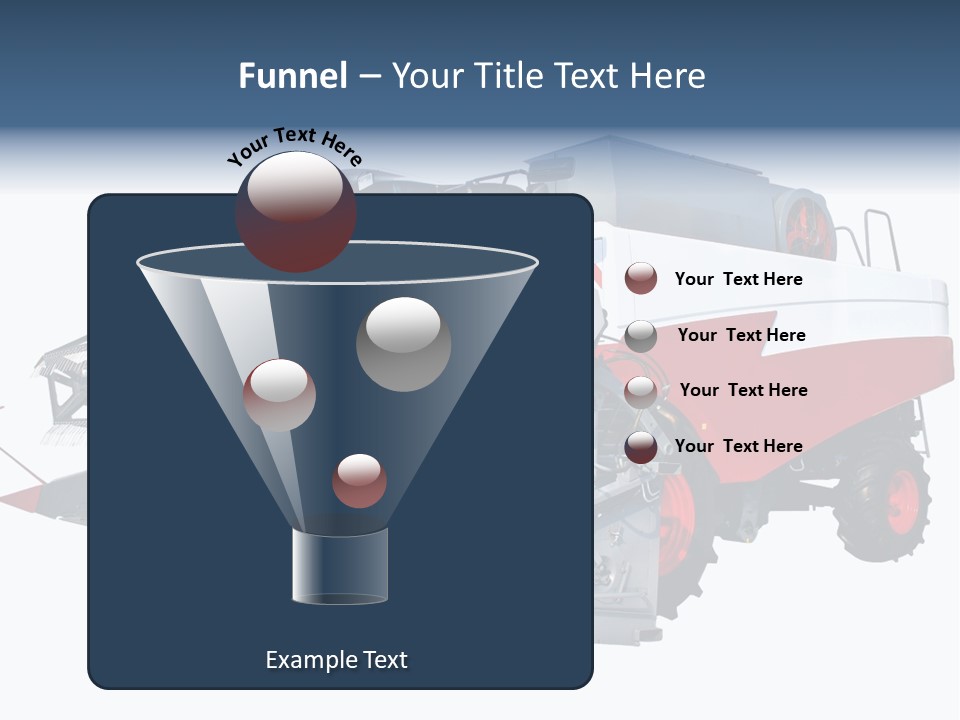 Farming Modern Thresher PowerPoint Template