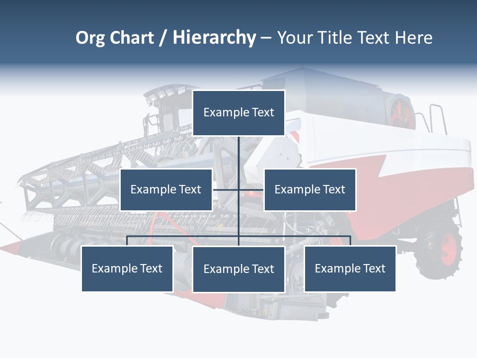Farming Modern Thresher PowerPoint Template