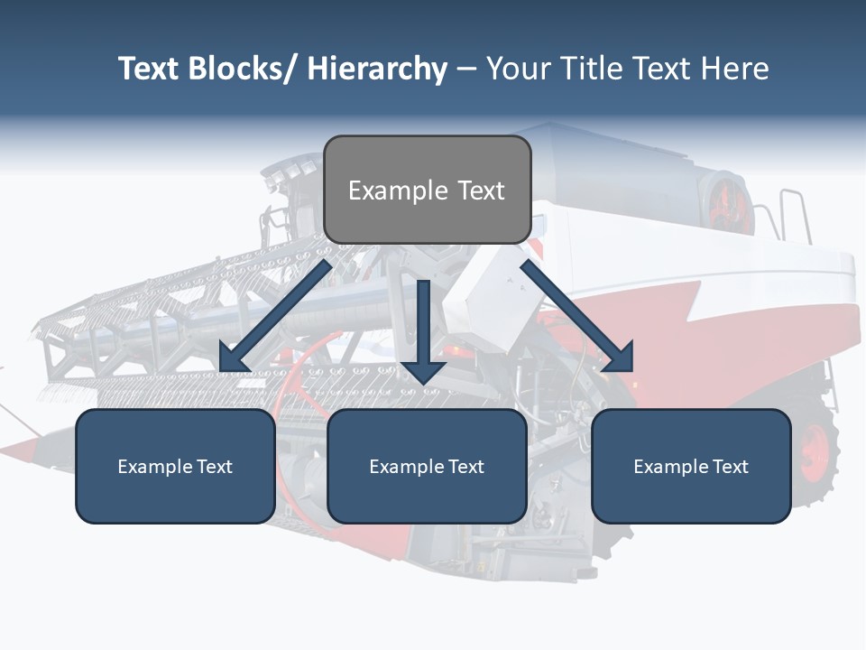 Farming Modern Thresher PowerPoint Template