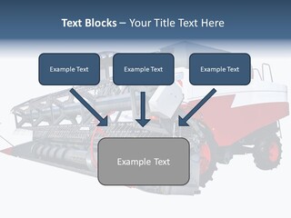 Farming Modern Thresher PowerPoint Template