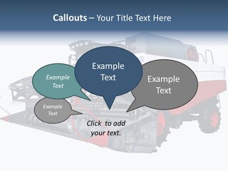 Farming Modern Thresher PowerPoint Template