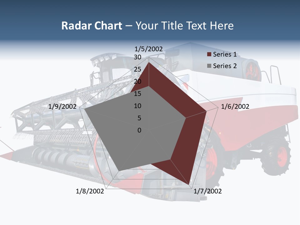 Farming Modern Thresher PowerPoint Template