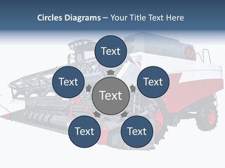 Farming Modern Thresher PowerPoint Template