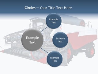 Farming Modern Thresher PowerPoint Template