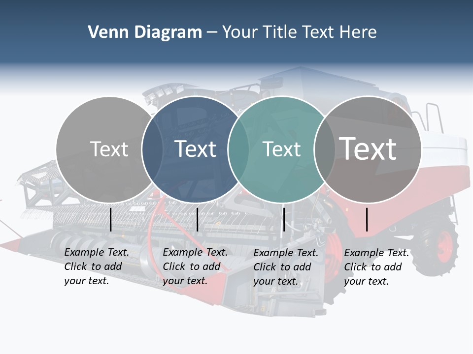 Farming Modern Thresher PowerPoint Template