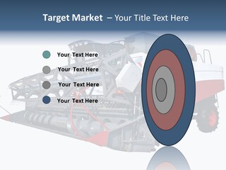 Farming Modern Thresher PowerPoint Template