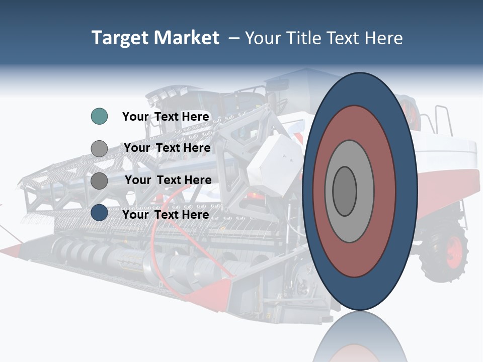 Farming Modern Thresher PowerPoint Template