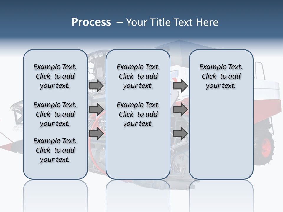 Farming Modern Thresher PowerPoint Template