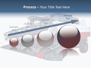 Farming Modern Thresher PowerPoint Template