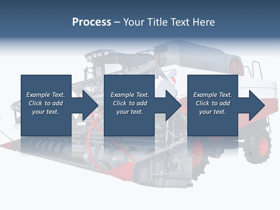 Farming Modern Thresher PowerPoint Template