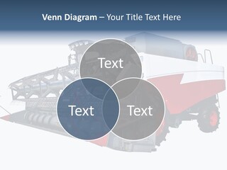 Farming Modern Thresher PowerPoint Template