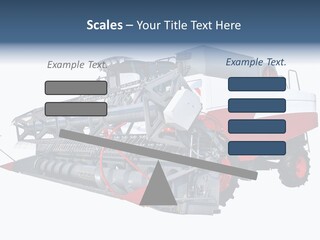 Farming Modern Thresher PowerPoint Template