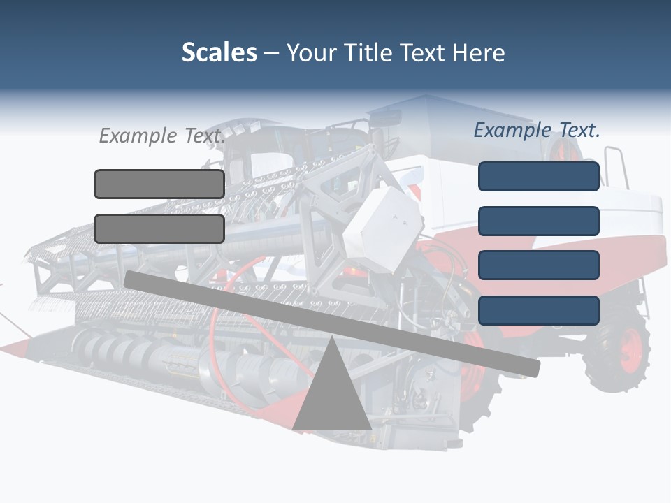 Farming Modern Thresher PowerPoint Template