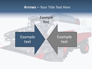 Farming Modern Thresher PowerPoint Template