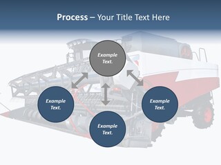 Farming Modern Thresher PowerPoint Template