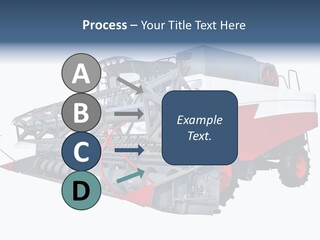 Farming Modern Thresher PowerPoint Template
