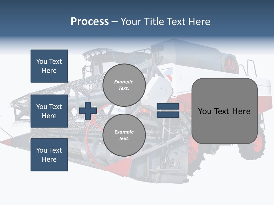 Farming Modern Thresher PowerPoint Template