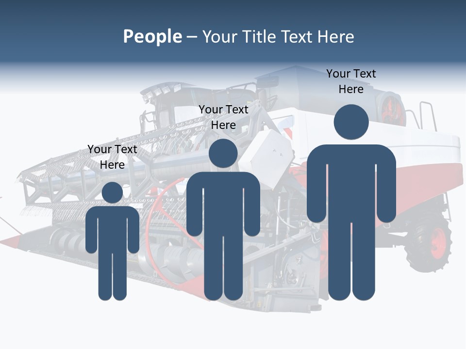 Farming Modern Thresher PowerPoint Template