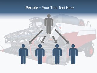Farming Modern Thresher PowerPoint Template