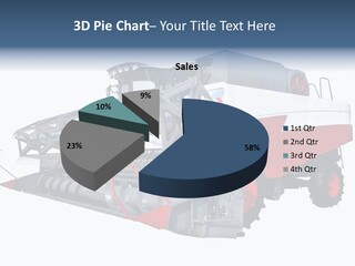 Farming Modern Thresher PowerPoint Template
