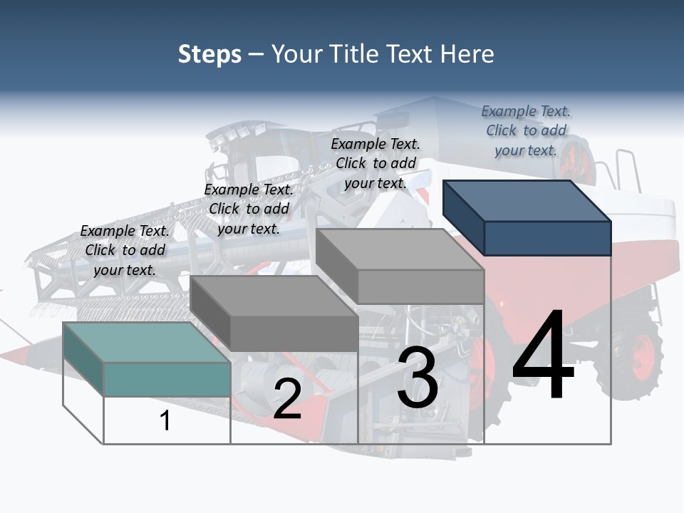 Farming Modern Thresher PowerPoint Template