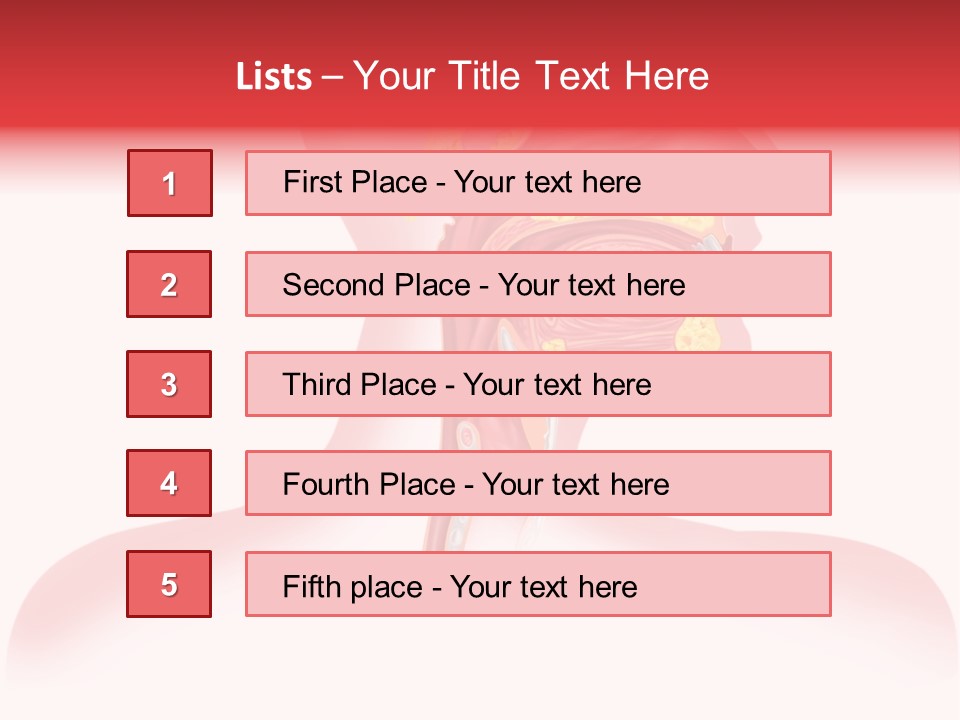 Diagram Oxygen Human PowerPoint Template