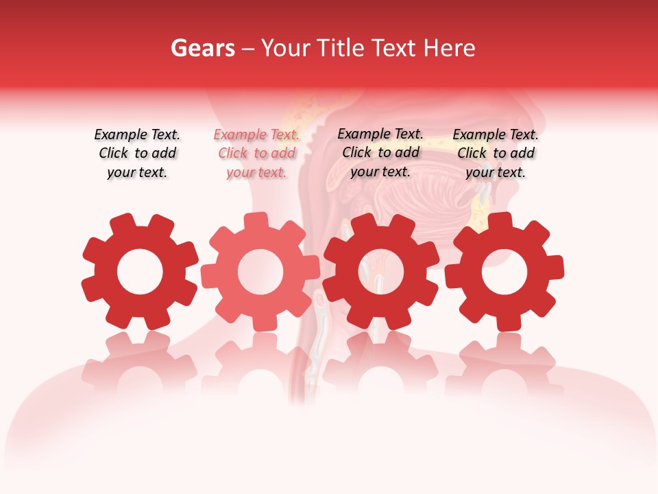 Diagram Oxygen Human PowerPoint Template