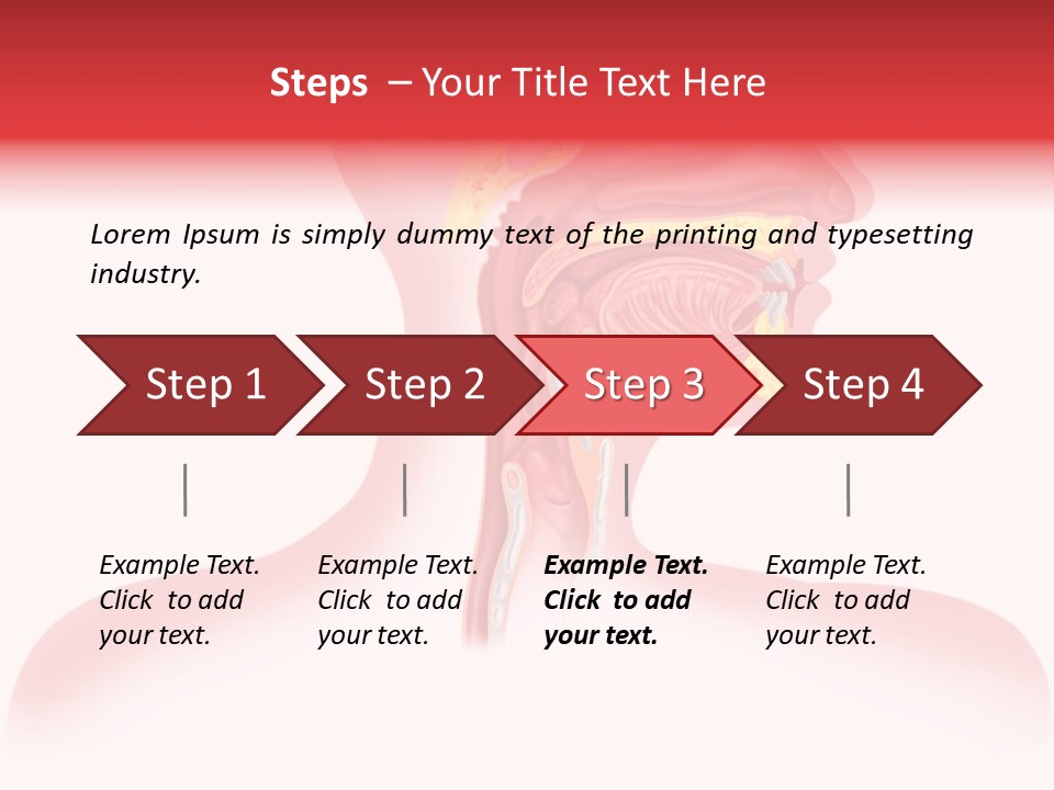 Diagram Oxygen Human PowerPoint Template