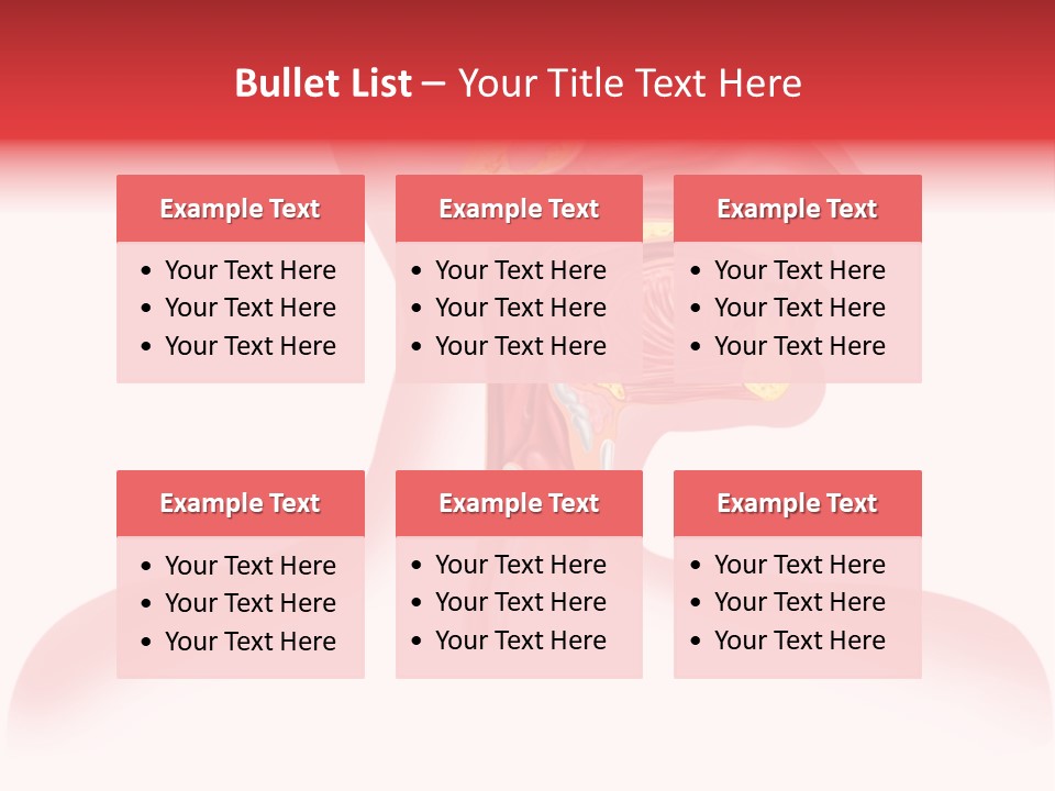 Diagram Oxygen Human PowerPoint Template