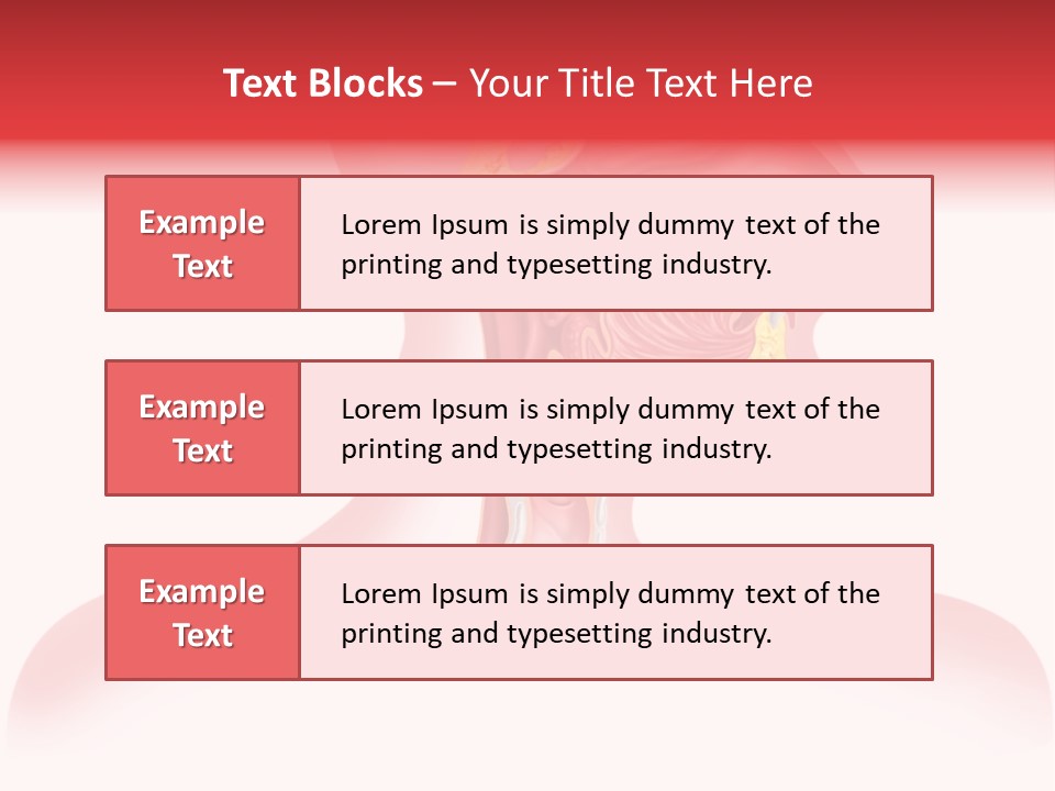 Diagram Oxygen Human PowerPoint Template