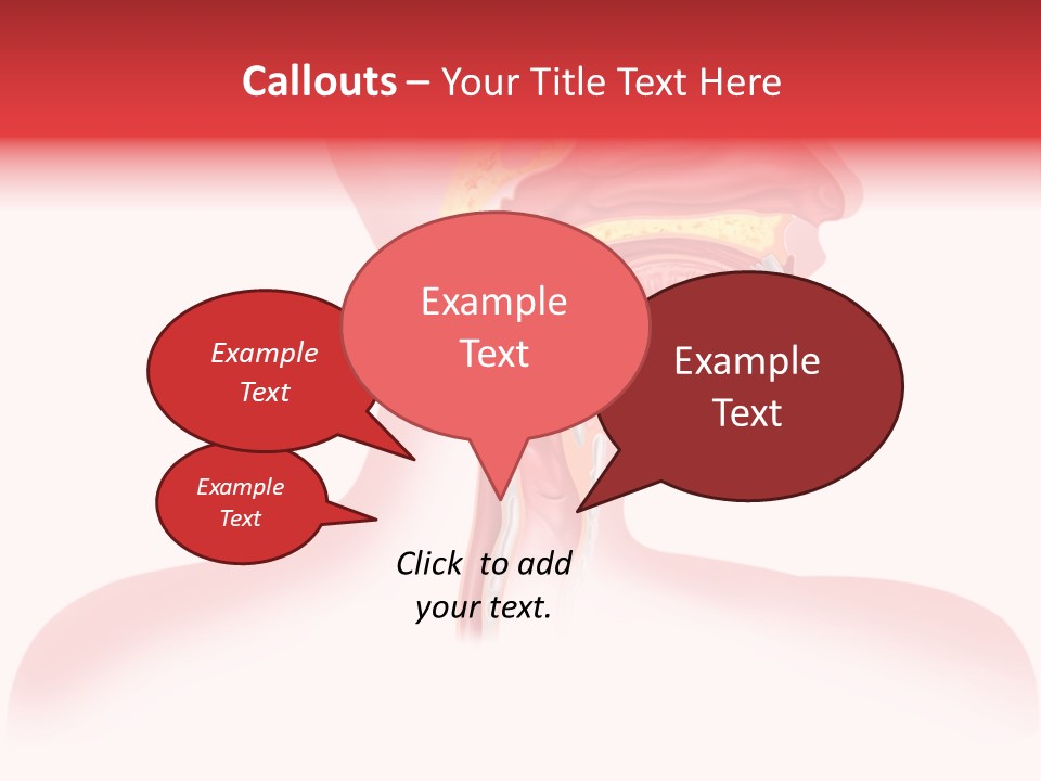 Diagram Oxygen Human PowerPoint Template