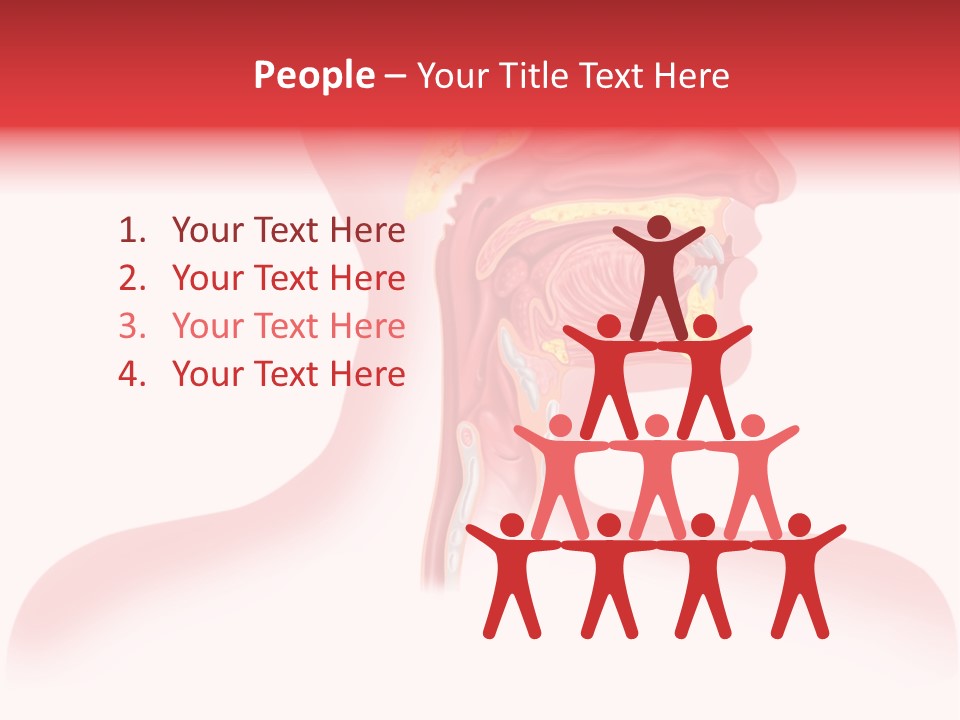Diagram Oxygen Human PowerPoint Template