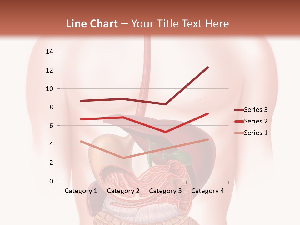 Symbol Health Cecum PowerPoint Template