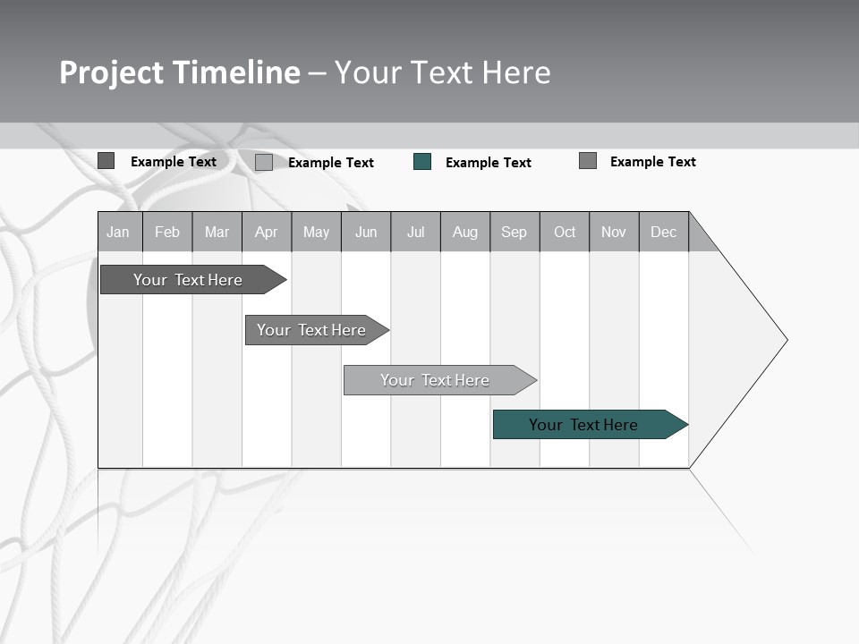 Hexagon Football Isolated PowerPoint Template