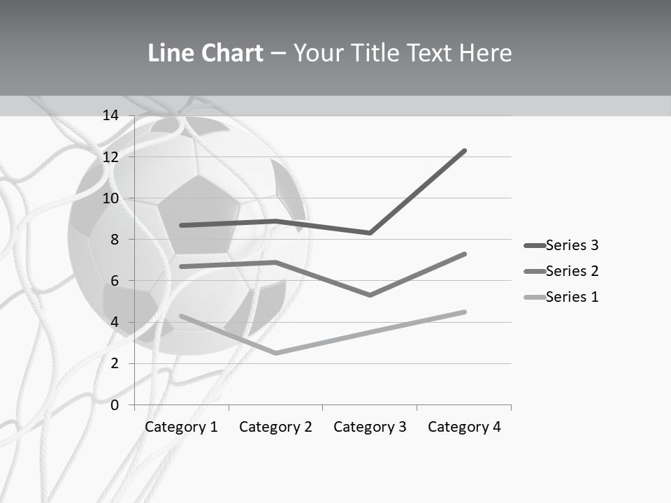 Hexagon Football Isolated PowerPoint Template