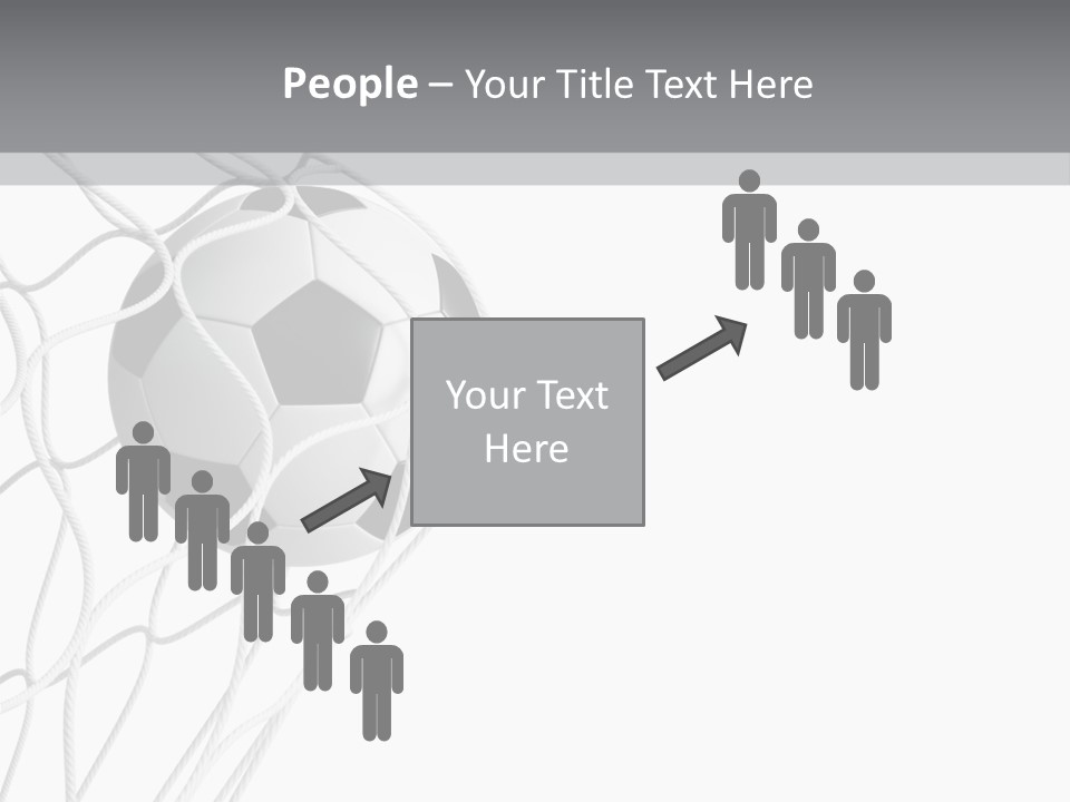 Hexagon Football Isolated PowerPoint Template