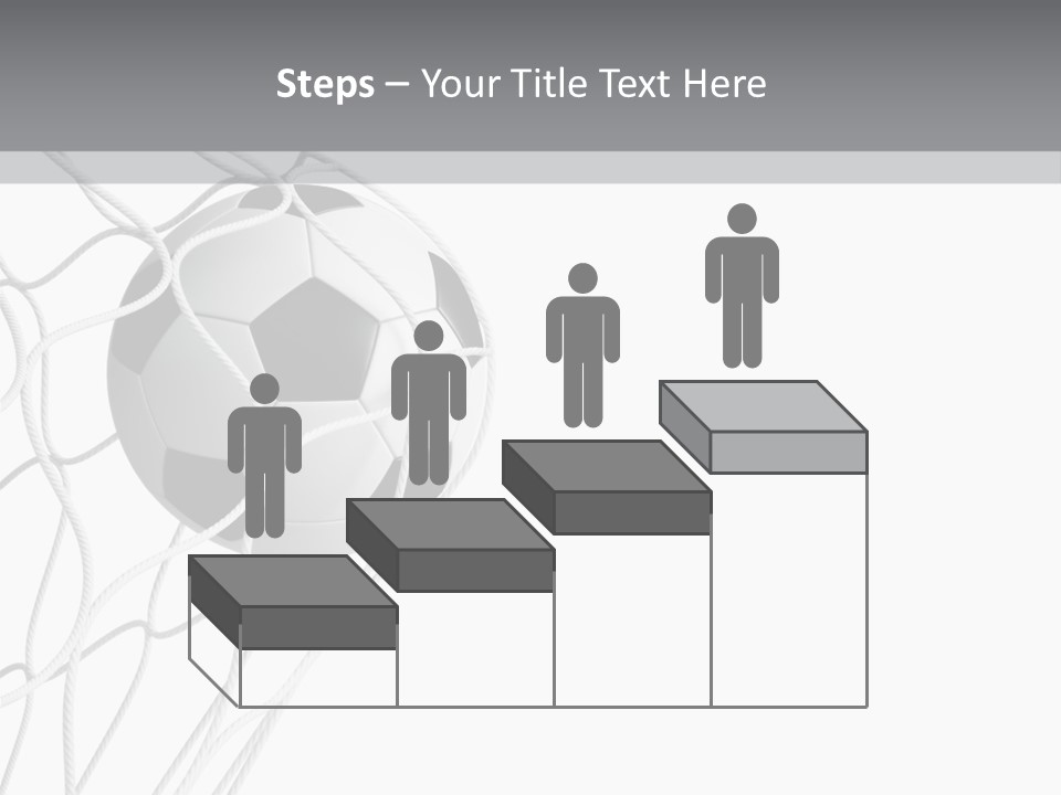 Hexagon Football Isolated PowerPoint Template