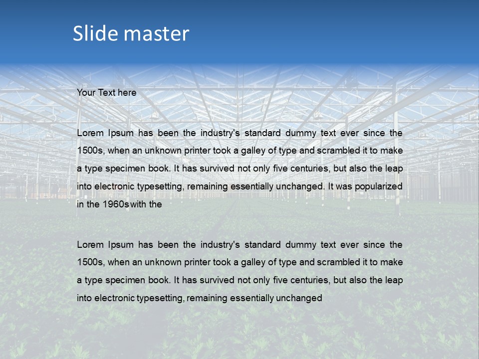 Spice Interior Production PowerPoint Template