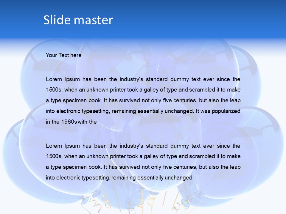 Greeting Card Symbol Carnival PowerPoint Template