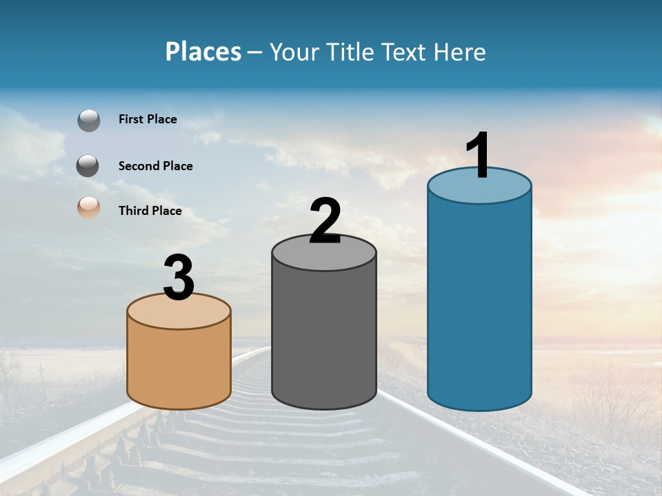 Outdoor Railway Abstract PowerPoint Template