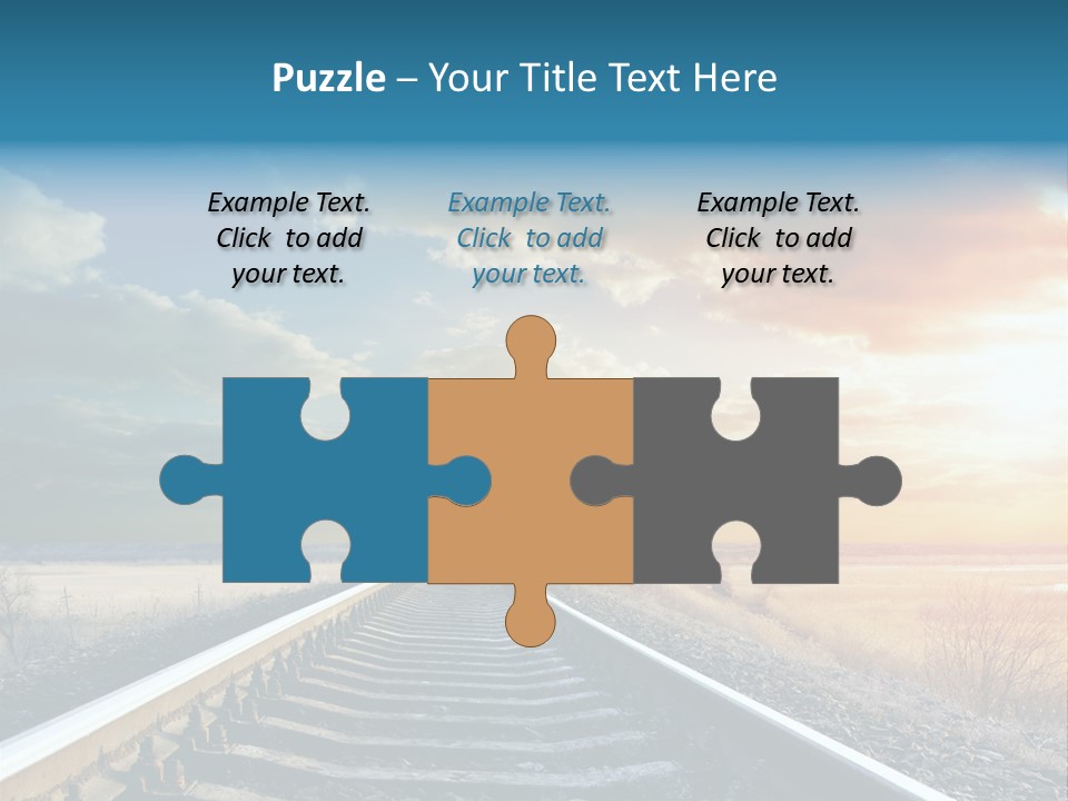 Outdoor Railway Abstract PowerPoint Template