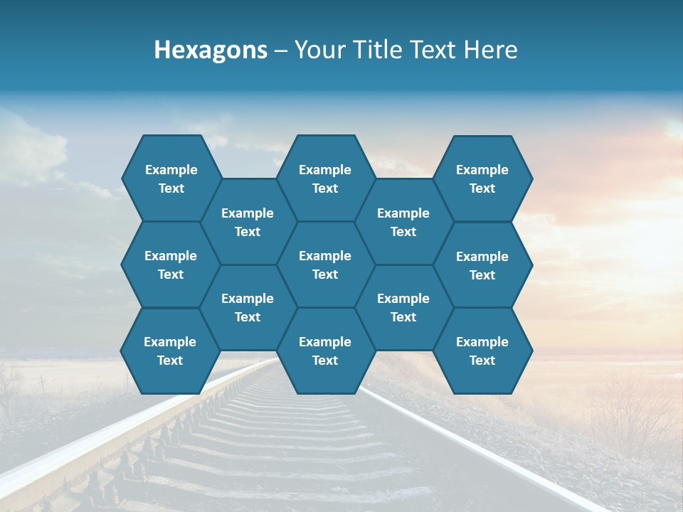 Outdoor Railway Abstract PowerPoint Template