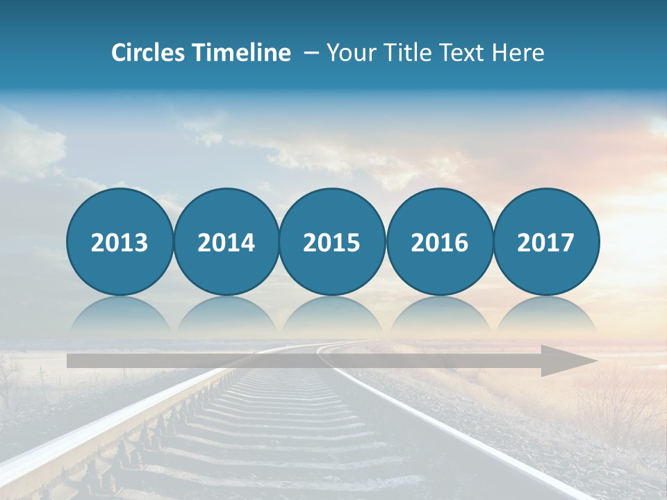 Outdoor Railway Abstract PowerPoint Template