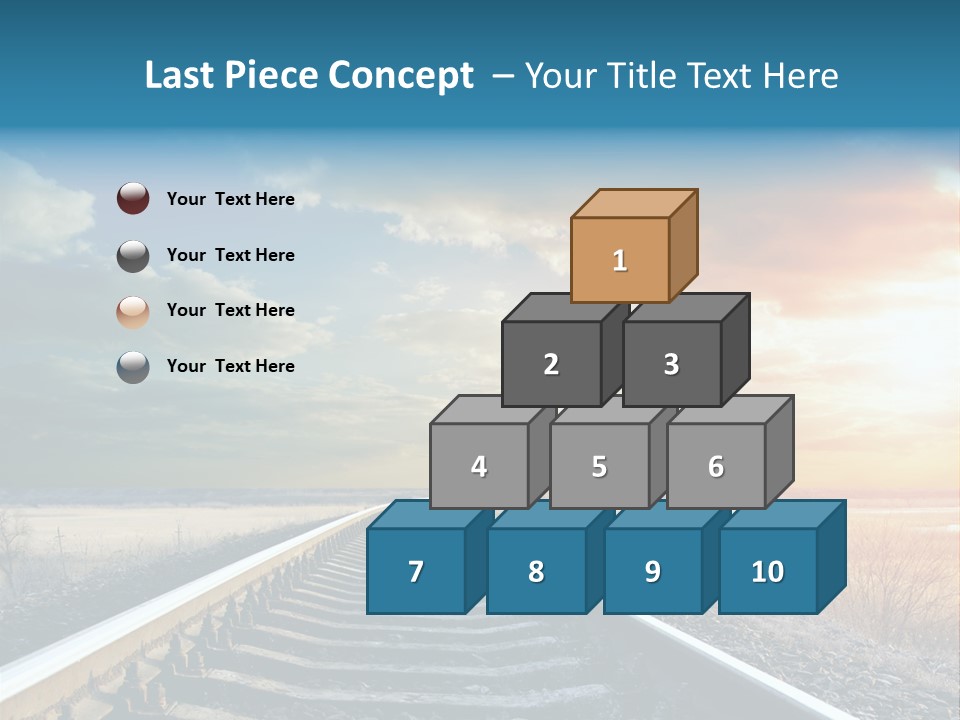 Outdoor Railway Abstract PowerPoint Template